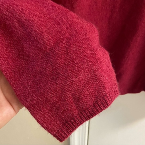 Fiona sweater 2 ply cashmere pink crewneck pullover Medium‎ - Picture 5 of 7